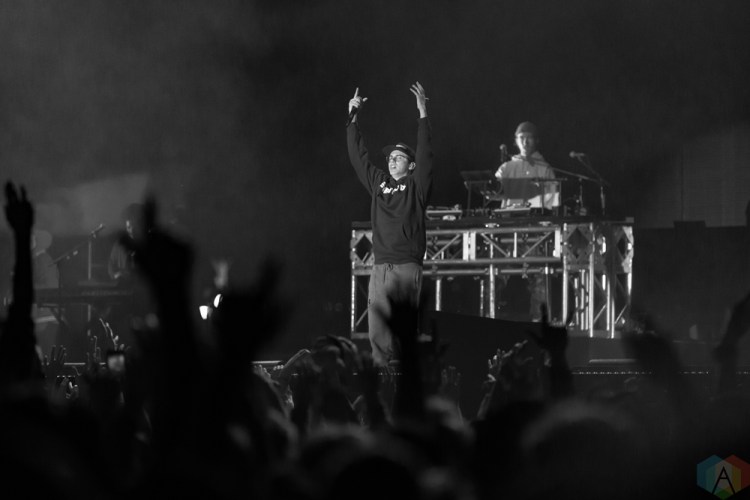 Logic performs at Echo Beach in Toronto on September 28, 2017. (Photo: Cameron Bartlett/Aesthetic Magazine)