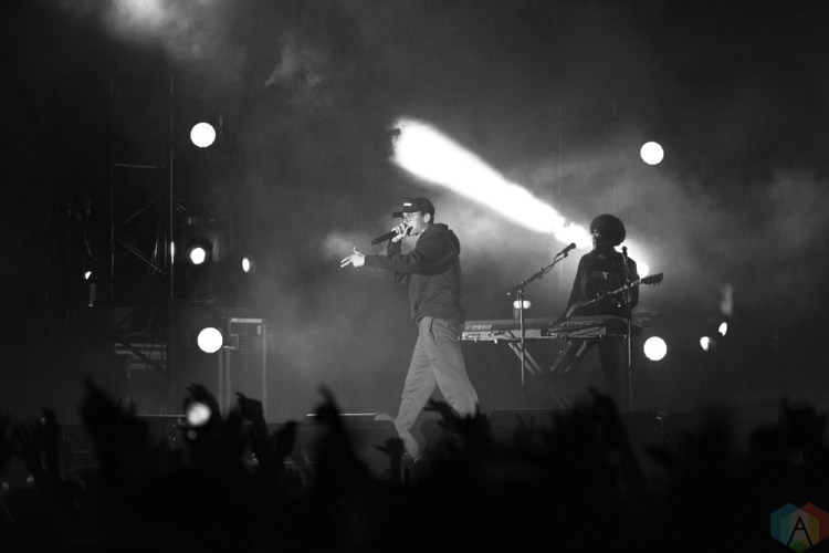 Logic performs at Echo Beach in Toronto on September 28, 2017. (Photo: Cameron Bartlett/Aesthetic Magazine)