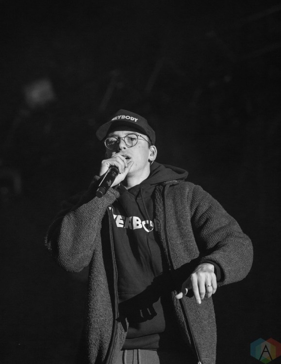 Logic performs at Echo Beach in Toronto on September 28, 2017. (Photo: Cameron Bartlett/Aesthetic Magazine)