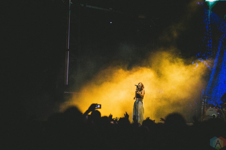 Lorde performs at Bumbershoot in Seattle on September 2, 2017. (Photo: Daniel Hager/Aesthetic Magazine)