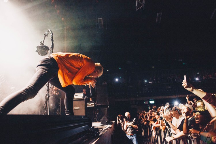 Machine Gun Kelly performs at O2 Ritz Manchester in Manchester, UK on September 28, 2017. (Photo: Priti Shikotra/Aesthetic Magazine)