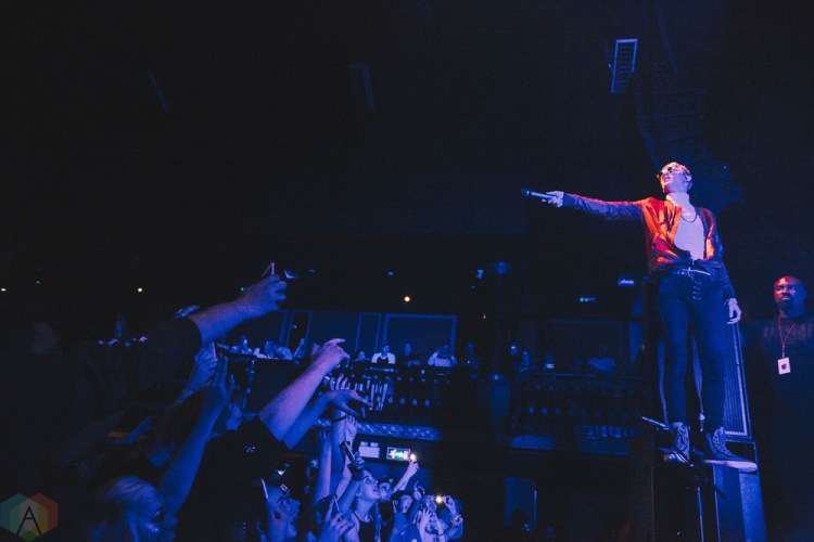 Machine Gun Kelly performs at O2 Ritz Manchester in Manchester, UK on September 28, 2017. (Photo: Priti Shikotra/Aesthetic Magazine)