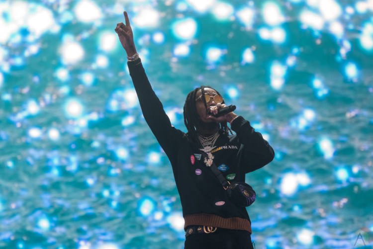 Migos performs at Made In America Festival at Benjamin Franklin Parkway on September 2, 2017 in Philadelphia, Pennsylvania. (Photo: Saidy Lopez/Aesthetic Magazine)