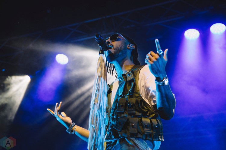 Miguel performs at Sundown Music Festival in Toronto on September 22, 2017. (Photo: Stephan Ordonez/Aesthetic Magazine)