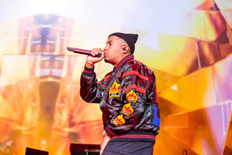 Nas performs at Budweiser Stage in Toronto on September 10, 2017. (Photo: Katrina Lat/Aesthetic Magazine)