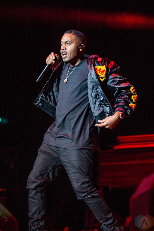 Nas performs at Budweiser Stage in Toronto on September 10, 2017. (Photo: Katrina Lat/Aesthetic Magazine)