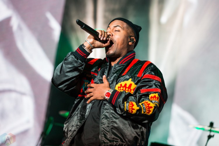 Nas performs at Budweiser Stage in Toronto on September 10, 2017. (Photo: Katrina Lat/Aesthetic Magazine)