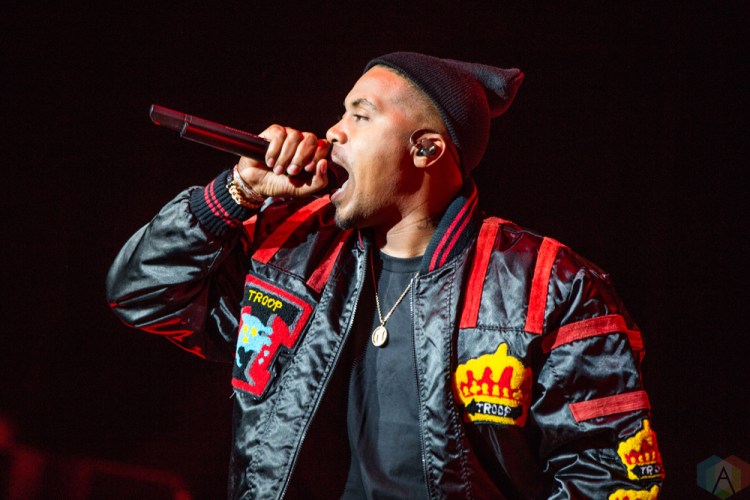 Nas performs at Budweiser Stage in Toronto on September 10, 2017. (Photo: Katrina Lat/Aesthetic Magazine)