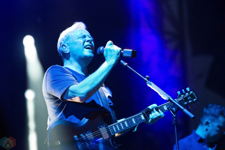 New Order performs at Riot Fest in Chicago on September 15, 2017. (Photo: Katie Kuropas/Aesthetic Magazine)