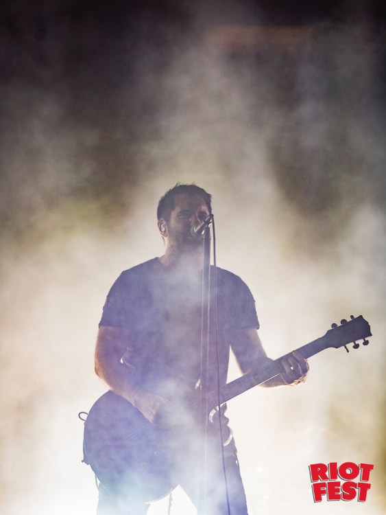 Trent Reznor of Nine Inch Nails performs at Riot Fest in Chicago on September 15, 2017. (Courtesy of Riot Fest)
