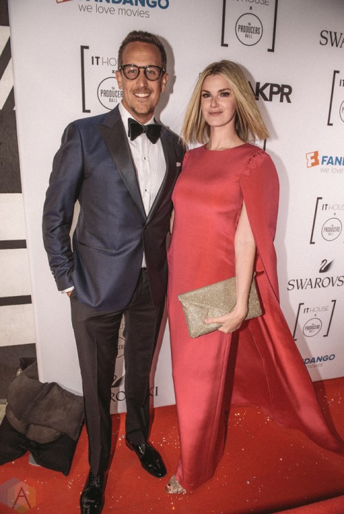 Noah Cappe and Keri West attend Producers Ball gala in Toronto, Ontario during 2017 Toronto International Film Festival on September 8, 2017. (Photo: Harrison Haines/Aesthetic Magazine)