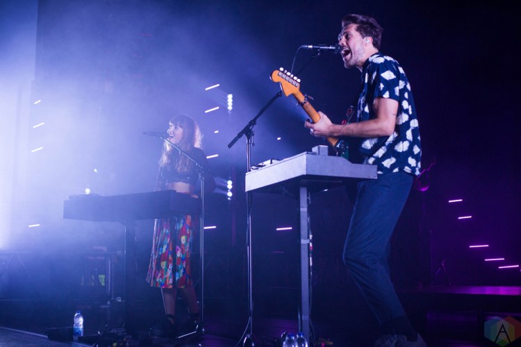 Oh Wonder performs at Danforth Music Hall in Toronto on September 18, 2017. (Photo: Sarah McNeil/Aesthetic Magazine)