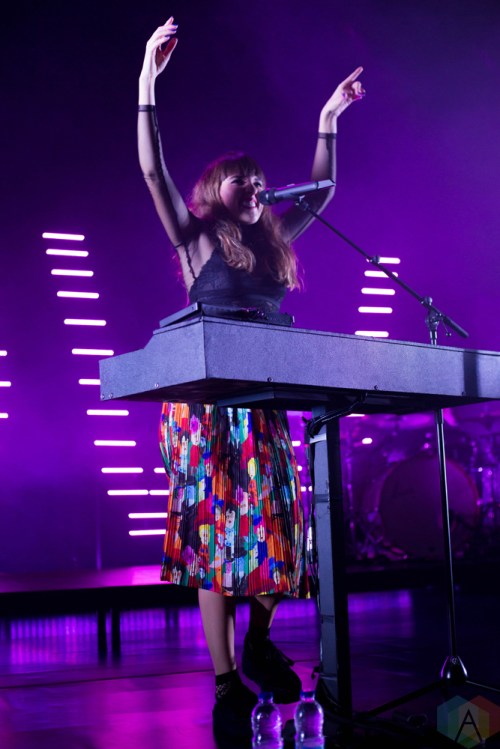 Oh Wonder performs at Danforth Music Hall in Toronto on September 18, 2017. (Photo: Sarah McNeil/Aesthetic Magazine)