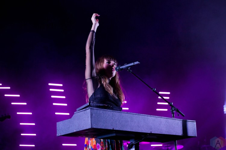 Oh Wonder performs at Danforth Music Hall in Toronto on September 18, 2017. (Photo: Sarah McNeil/Aesthetic Magazine)