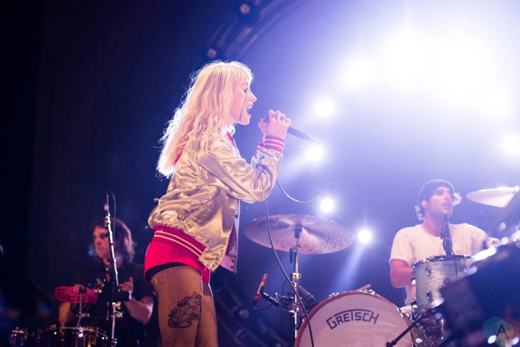 Paramore performs at Riot Fest in Chicago on September 17, 2017. (Photo: Katie Kuropas/Aesthetic Magazine)