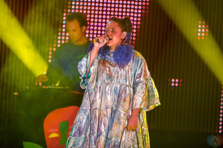 Lido Pimienta performs at the Polaris Music Prize gala at the Carlu in Toronto on September 18, 2017. (Photo: Orest Dorosh/Aesthetic Magazine)