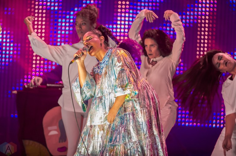 Lido Pimienta performs at the Polaris Music Prize gala at the Carlu in Toronto on September 18, 2017. (Photo: Orest Dorosh/Aesthetic Magazine)