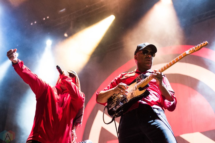 Prophets of Rage performs at Riot Fest in Chicago on September 17, 2017. (Photo: Katie Kuropas/Aesthetic Magazine)
