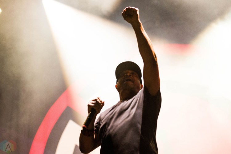 Prophets of Rage performs at Riot Fest in Chicago on September 17, 2017. (Photo: Katie Kuropas/Aesthetic Magazine)