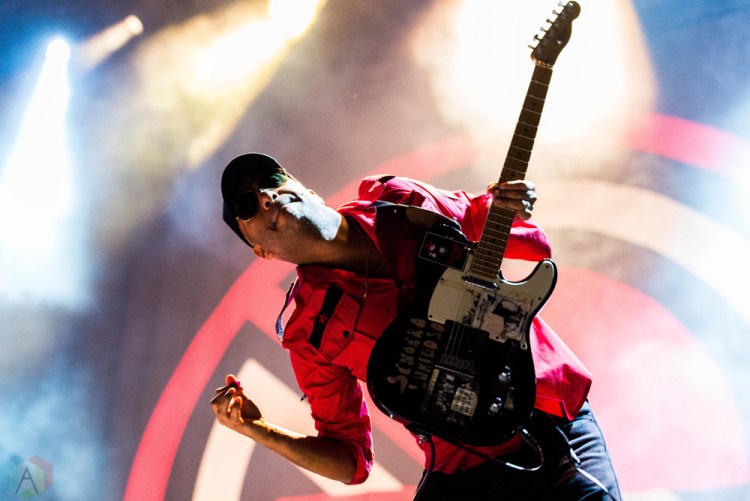 Prophets of Rage performs at Riot Fest in Chicago on September 17, 2017. (Photo: Katie Kuropas/Aesthetic Magazine)