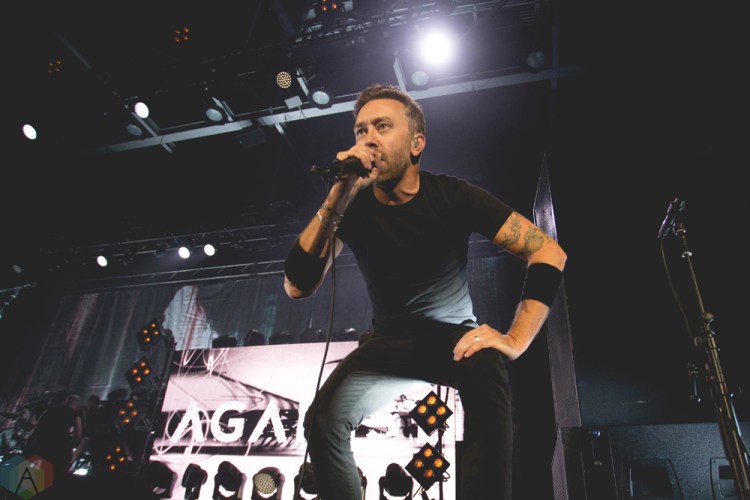 Rise Against performs at Abbotsford Centre in Abbotsford, British Columbia on September 14, 2017. (Photo: Isaac Wray/Aesthetic Magazine)