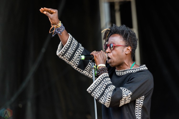 Saul Williams performs at Riot Fest in Chicago on September 15, 2017. (Photo: Katie Kuropas/Aesthetic Magazine)
