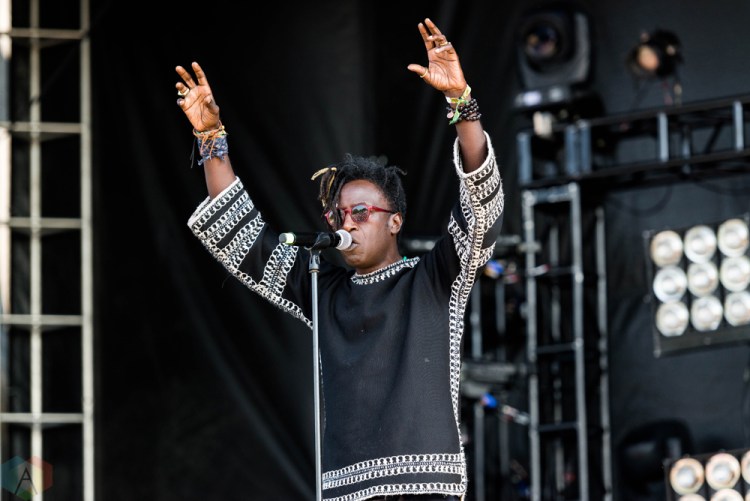 Saul Williams performs at Riot Fest in Chicago on September 15, 2017. (Photo: Katie Kuropas/Aesthetic Magazine)