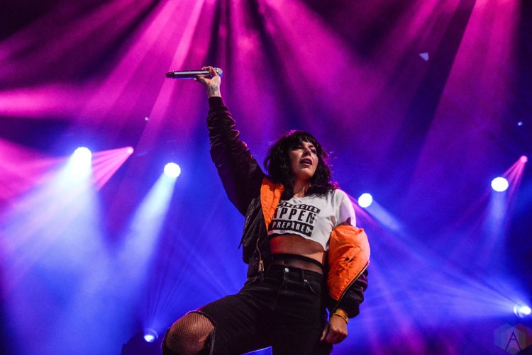 Sleigh Bells performs at Meadows Festival at Citi Field in New York City on September 17, 2017. (Photo: Alx Bear/Aesthetic Magazine)