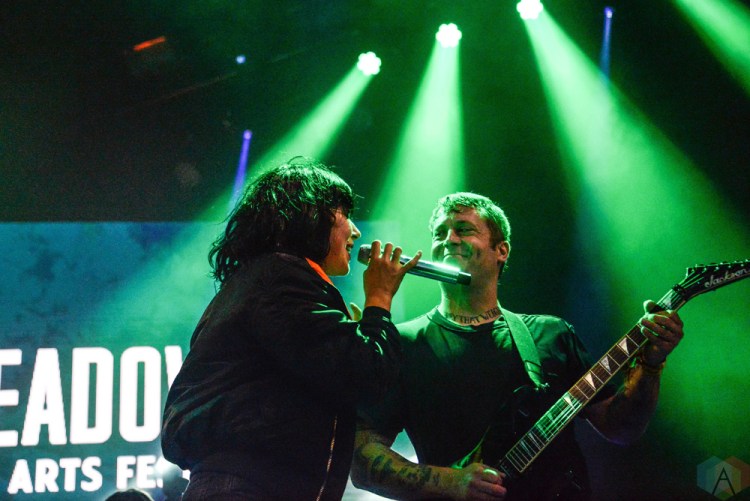 Sleigh Bells performs at Meadows Festival at Citi Field in New York City on September 17, 2017. (Photo: Alx Bear/Aesthetic Magazine)