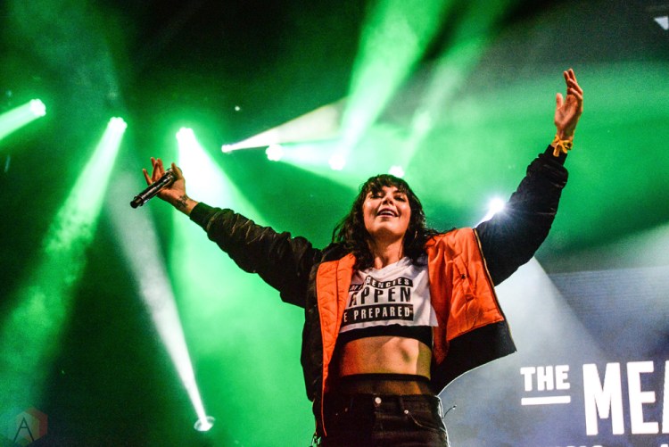Sleigh Bells performs at Meadows Festival at Citi Field in New York City on September 17, 2017. (Photo: Alx Bear/Aesthetic Magazine)