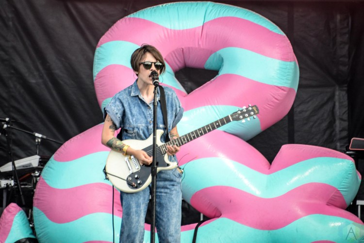Tegan And Sara performs at Meadows Festival at Citi Field in New York City on September 15, 2017. (Photo: Alx Bear/Aesthetic Magazine)