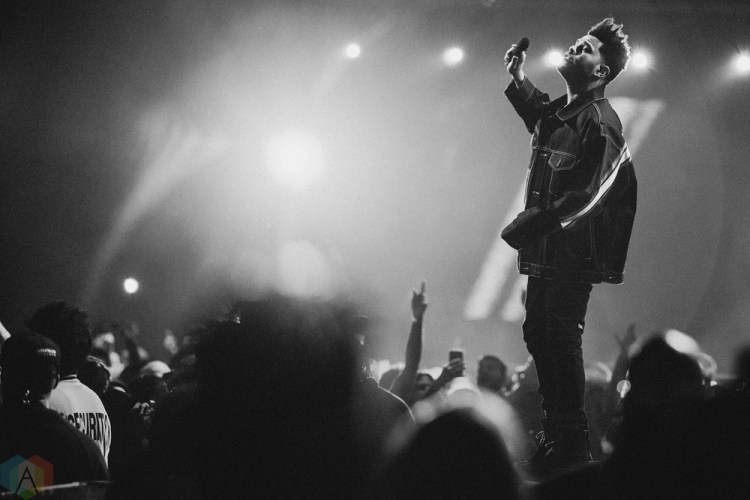 The Weeknd performs at Air Canada Centre in Toronto on September 9, 2017. (Photo: Francesca Ludikar/Aesthetic Magazine)