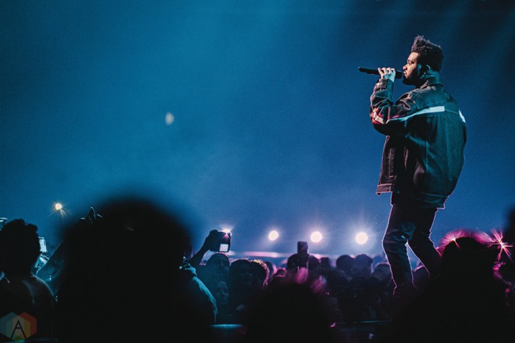 The Weeknd performs at Air Canada Centre in Toronto on September 9, 2017. (Photo: Francesca Ludikar/Aesthetic Magazine)