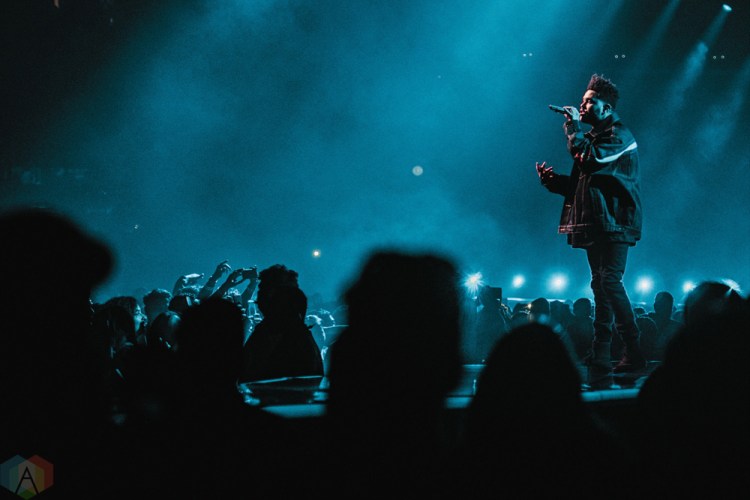 The Weeknd performs at Air Canada Centre in Toronto on September 9, 2017. (Photo: Francesca Ludikar/Aesthetic Magazine)