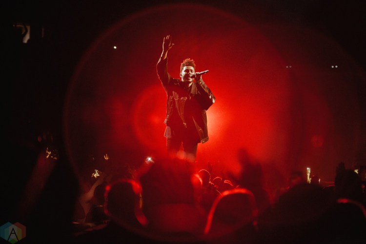 The Weeknd performs at Air Canada Centre in Toronto on September 9, 2017. (Photo: Francesca Ludikar/Aesthetic Magazine)