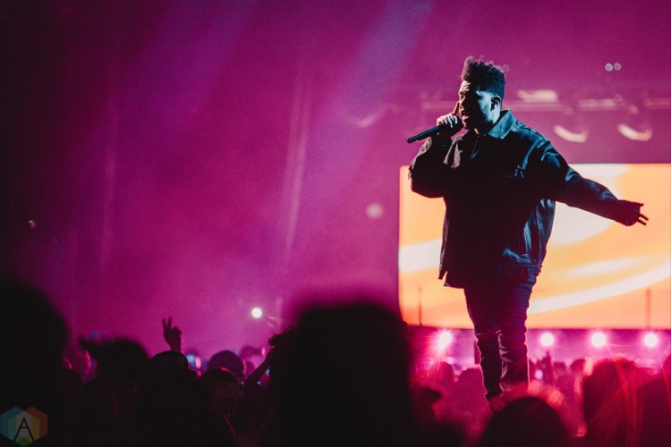 The Weeknd performs at Air Canada Centre in Toronto on September 9, 2017. (Photo: Francesca Ludikar/Aesthetic Magazine)