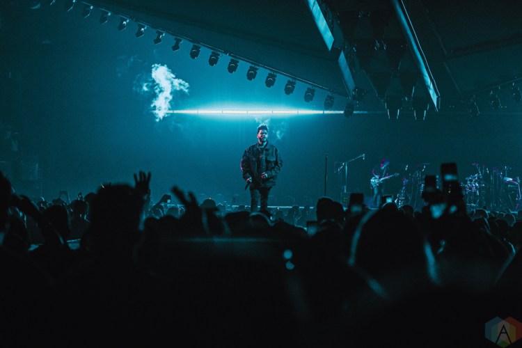 The Weeknd performs at Air Canada Centre in Toronto on September 9, 2017. (Photo: Francesca Ludikar/Aesthetic Magazine)