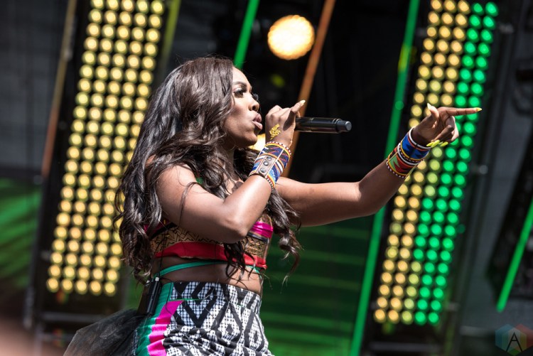 Tiwa Savage performs at Made In America Festival at Benjamin Franklin Parkway on September 3, 2017 in Philadelphia, Pennsylvania. (Photo: Saidy Lopez/Aesthetic Magazine)