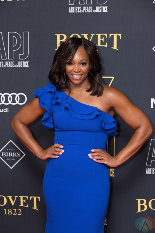 Tracy Moore attends the Artists For Peace And Justice gala at the Art Gallery of Ontario in Toronto on September 10, 2017 during the 2017 Toronto International Film Festival. (Photo: Brendan Albert/Aesthetic Magazine)
