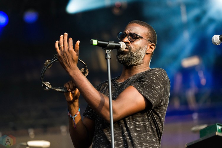 TV On The Radio performs at Riot Fest in Chicago on September 17, 2017. (Photo: Katie Kuropas/Aesthetic Magazine)