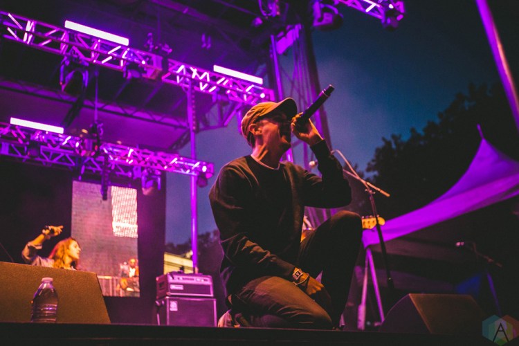 Watsky performs at Bumbershoot in Seattle on September 1, 2017. (Photo: Daniel Hager/Aesthetic Magazine)
