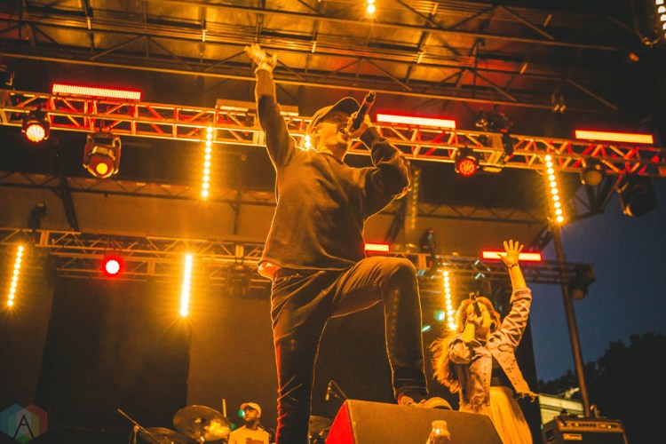 Watsky performs at Bumbershoot in Seattle on September 1, 2017. (Photo: Daniel Hager/Aesthetic Magazine)