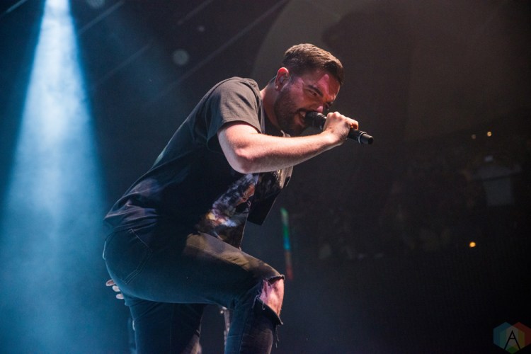 TORONTO, ONTARIO - OCTOBER 11: A Day To Remember performs at Rebel in Toronto on October 11, 2017. (Photo: Joanna Glezakos/Aesthetic Magazine)