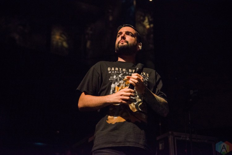 TORONTO, ONTARIO - OCTOBER 11: A Day To Remember performs at Rebel in Toronto on October 11, 2017. (Photo: Joanna Glezakos/Aesthetic Magazine)