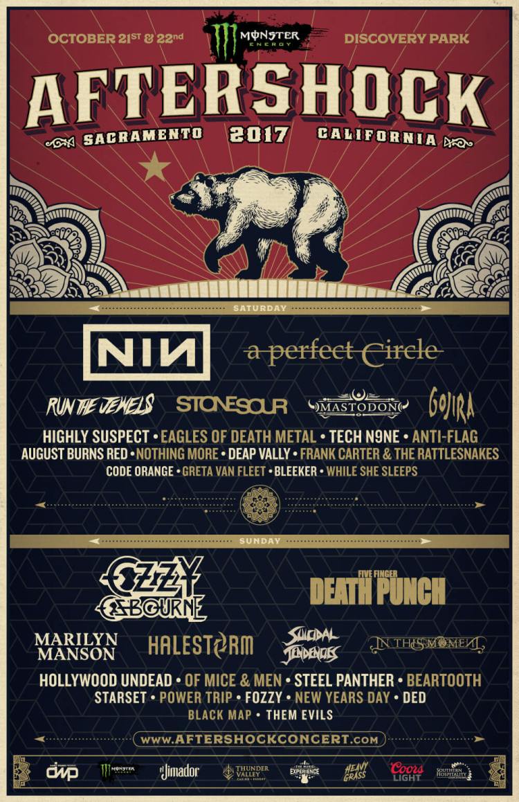 Aftershock Festival Lineup