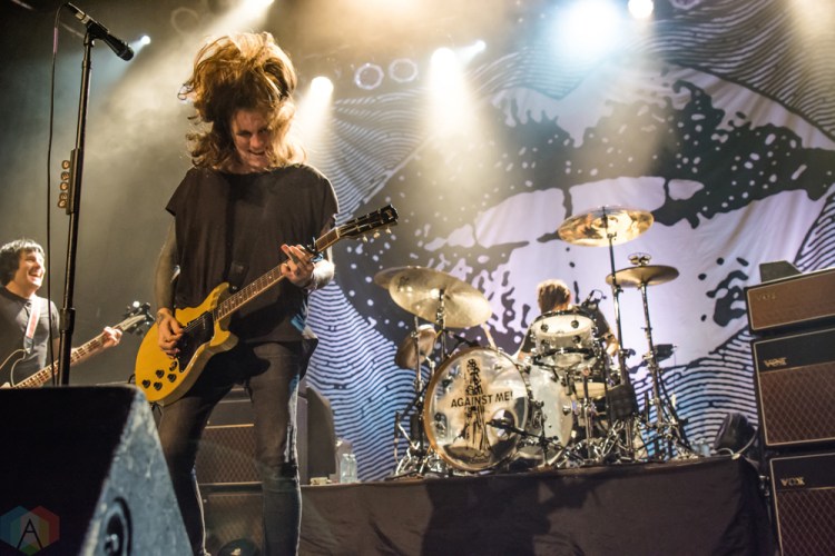 Against Me performs at Phoenix Concert Theatre in Toronto on October 6, 2017. (Photo: Tyler Roberts/Aesthetic Magazine)