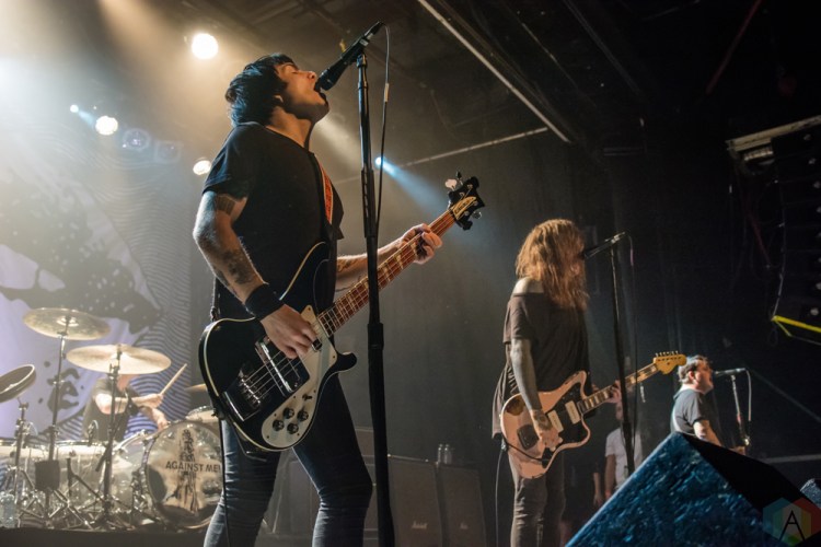 Against Me performs at Phoenix Concert Theatre in Toronto on October 6, 2017. (Photo: Tyler Roberts/Aesthetic Magazine)