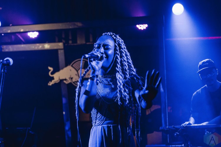 TORONTO, ON - OCTOBER 19: Allie performs at The Great Hall in Toronto on October 19, 2017. (Photo: Anton Mak/Aesthetic Magazine)