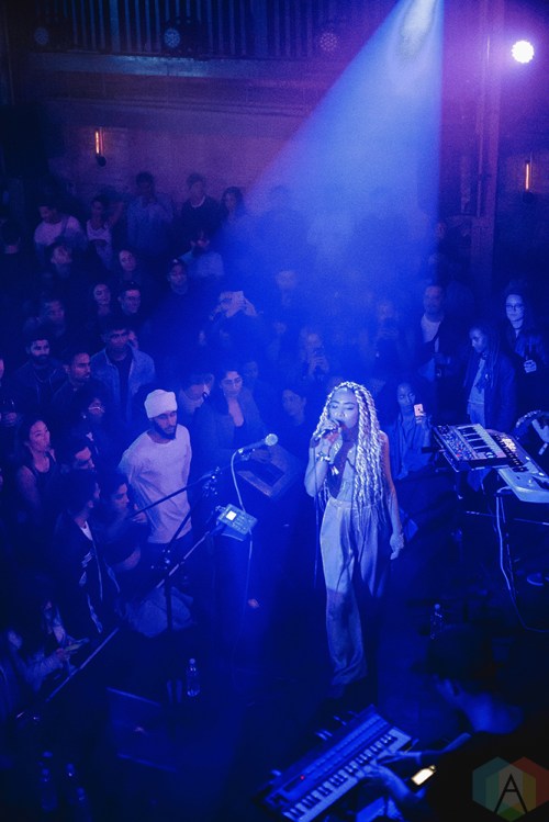 TORONTO, ON - OCTOBER 19: Allie performs at The Great Hall in Toronto on October 19, 2017. (Photo: Anton Mak/Aesthetic Magazine)