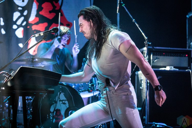 TORONTO, ONTARIO - OCTOBER 17: ANDREW W.K. performs at The Opera House in Toronto on October 17, 2017. (Photo: David McDonald/Aesthetic Magazine)